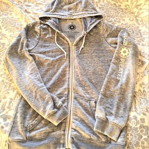 Club Pilates lightweight full zip hoodie size S